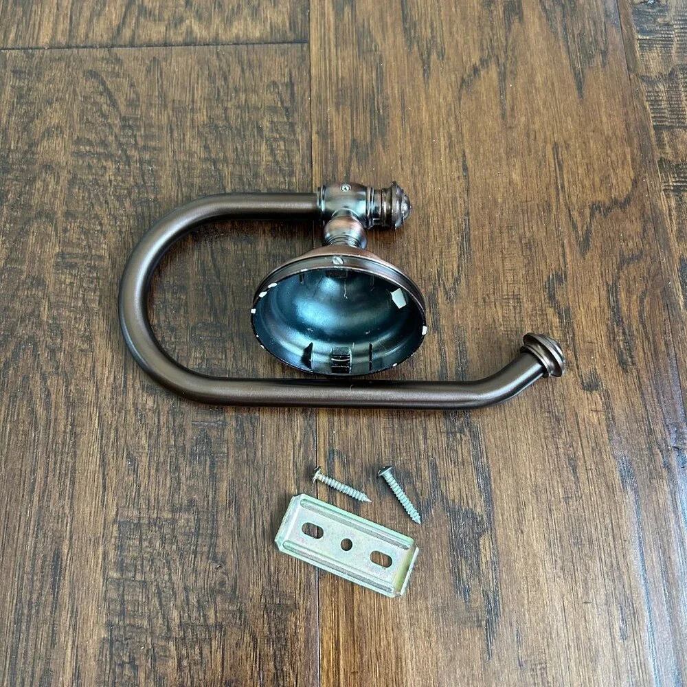 Hand towel bar or toilet paper bar holder bronze - Picture 3 of 3